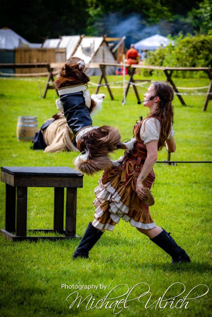 Joust, Performers at the 2019 New Jersey Renaissance Faire.…