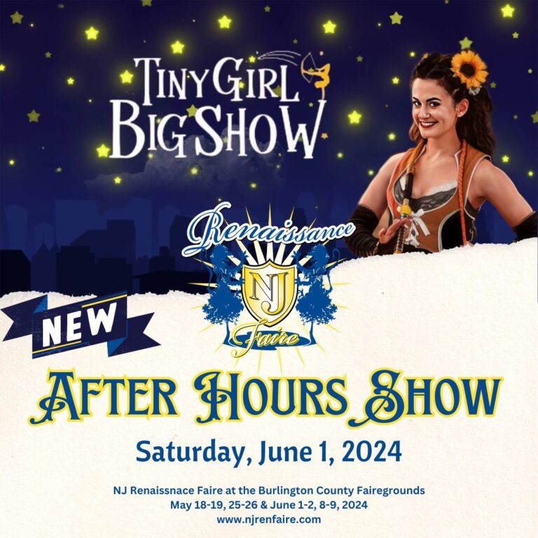 2024 After Hours Shows at the NJ Renaissance Faire New Jersey